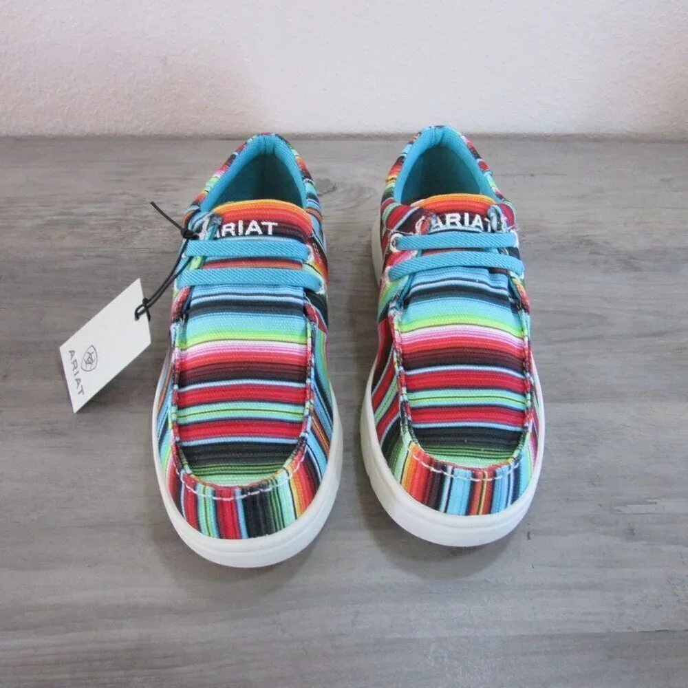 Ariat Youth Kid's 3 Hilo Slip On Sneaker Shoe Striking Serape 10050907